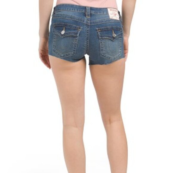 NWT Womens True Religion Joey Cut-Off Low Rise Shorts 29 MSRP $119 - Picture 3 of 9
